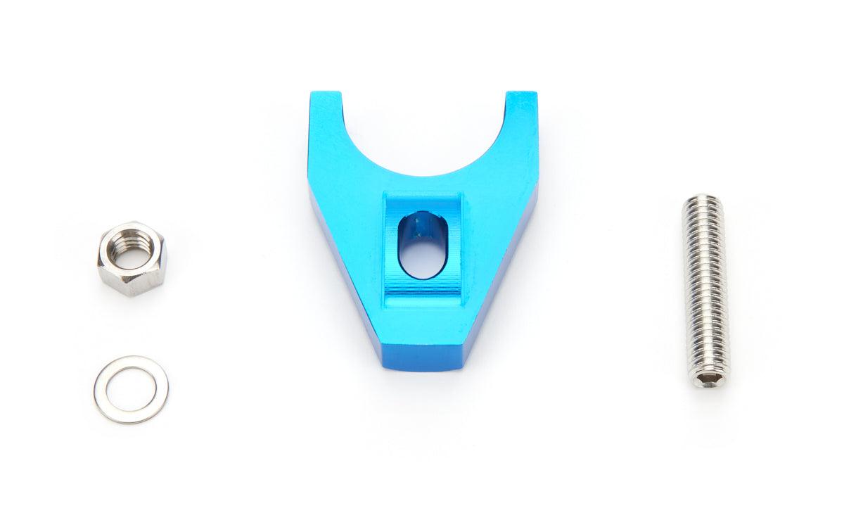 Chevy V8 Billet Dist. Clamp - Blue - Burlile Performance Products