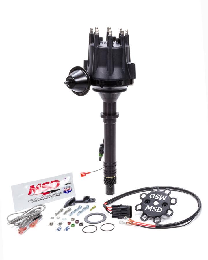 Chevy V8 Billet RTR Distributor - Black - Burlile Performance Products