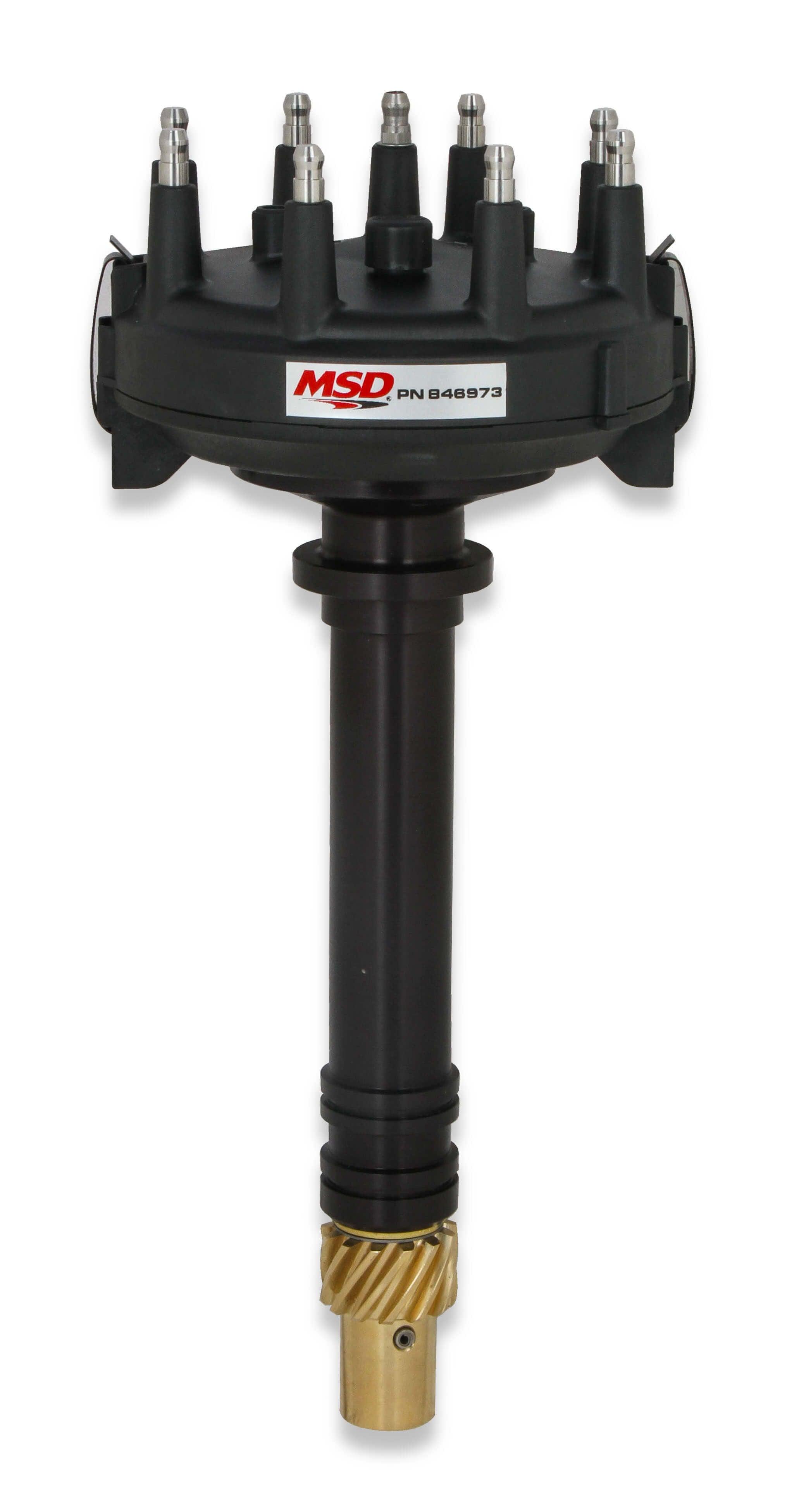 Chevy V8 Crank Trigger Distributor w/HEI Cap - Burlile Performance Products