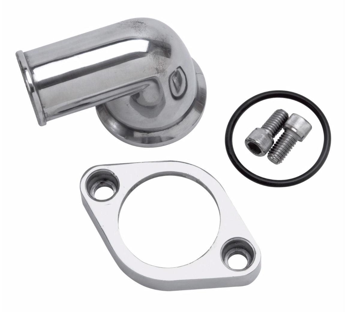 Chevy V8 Thermostat Housing - 90 Degree - Burlile Performance Products