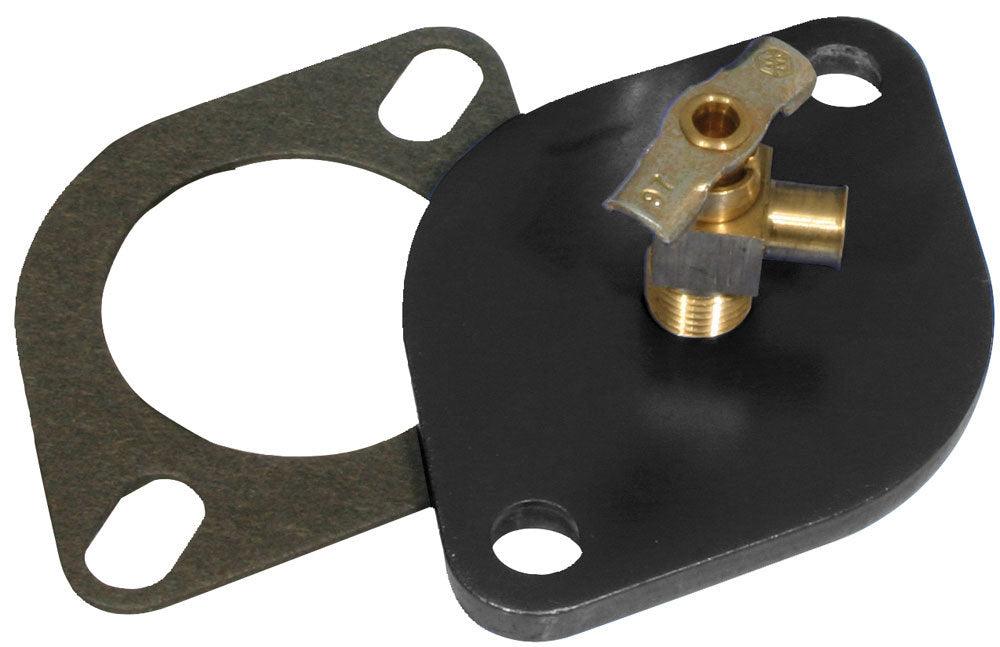 Chevy V8 Water Neck Bleeder Plate - Burlile Performance Products