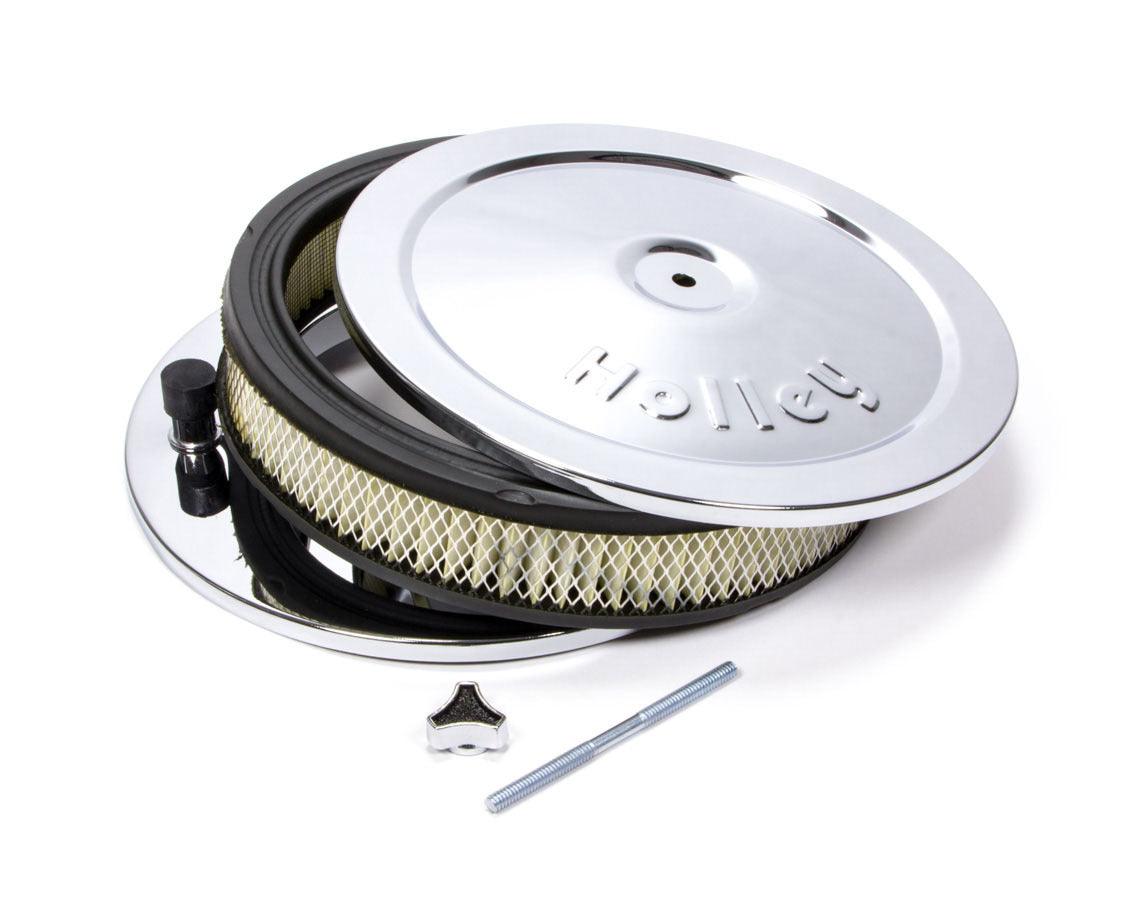 Chrome 10in Air Cleaner Assembly - Burlile Performance Products