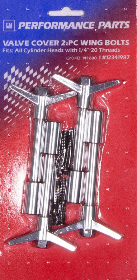 Chrome Bowtie V/C Wing Nuts 4pcs - Burlile Performance Products