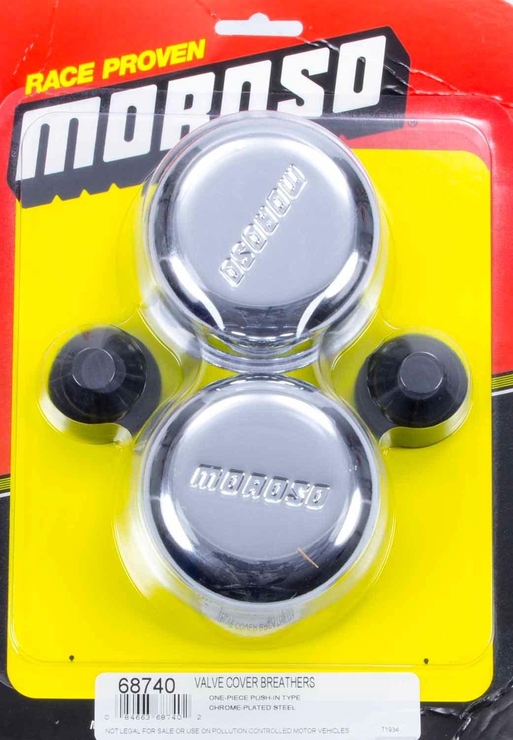 Chrome Push-In Breather - Burlile Performance Products