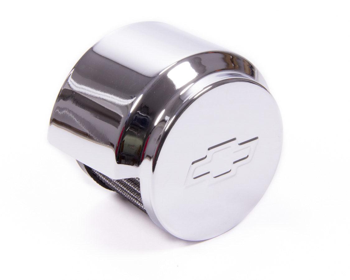 Chrome Push In V/C Breather W/ Hood - Burlile Performance Products