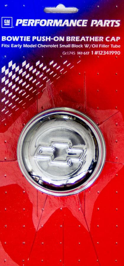 Chrome Push On V/C Breather - Burlile Performance Products