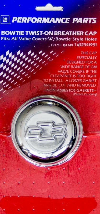 Chrome Twist On V/C Breather - Burlile Performance Products