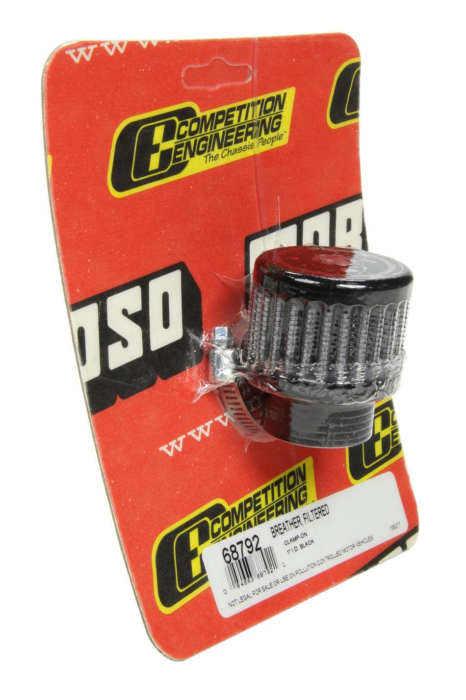 Clamp On Breather - Fits 1in ID Tubes - Burlile Performance Products