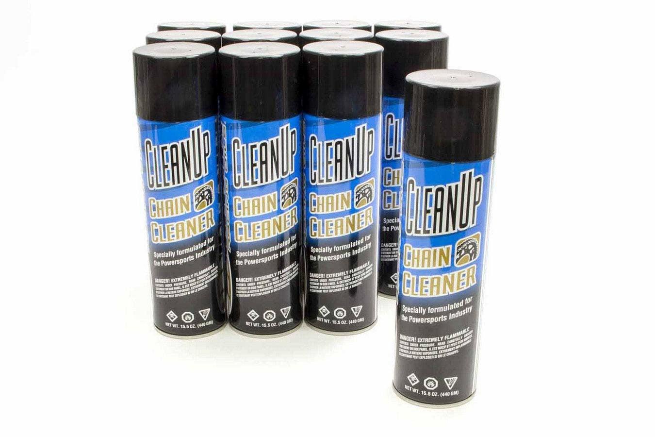 Clean Up Chain Cleaner Case 12x15.5oz - Burlile Performance Products