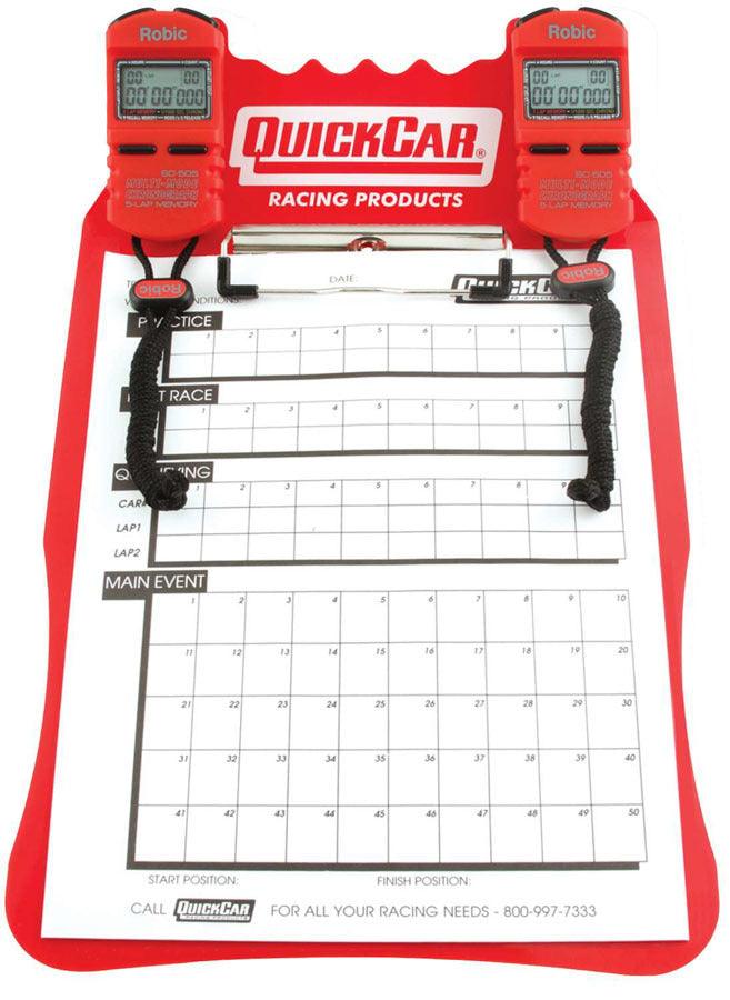 Clipboard Timing System Red - Burlile Performance Products