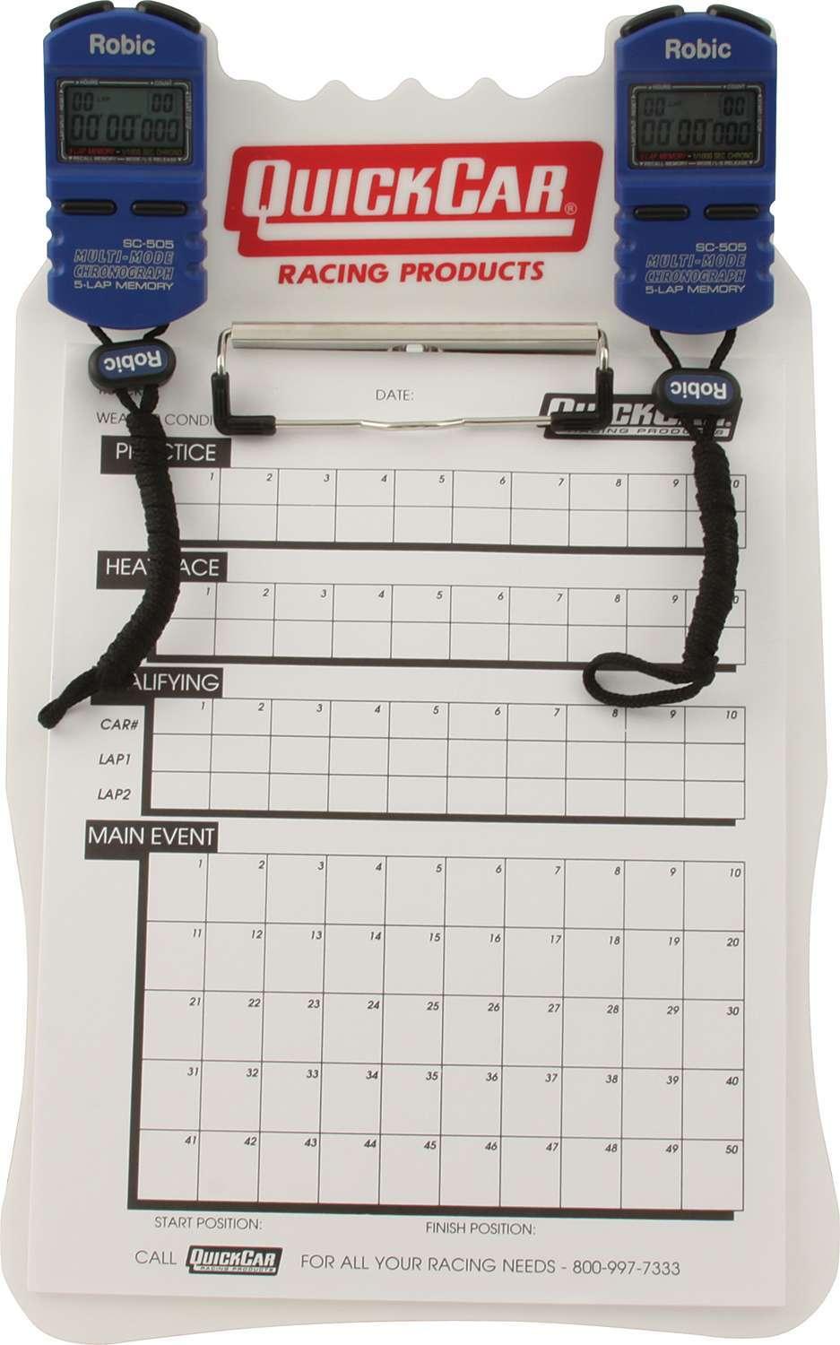 Clipboard Timing System White - Burlile Performance Products