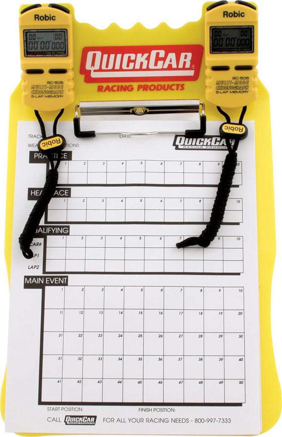 Clipboard Timing System Yellow - Burlile Performance Products