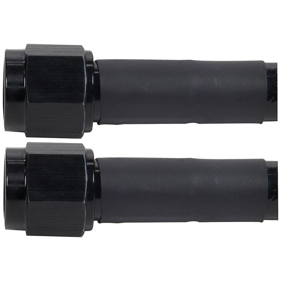Coated Braided Line 12in #6 Hose -6 Str/-6 Str - Burlile Performance Products