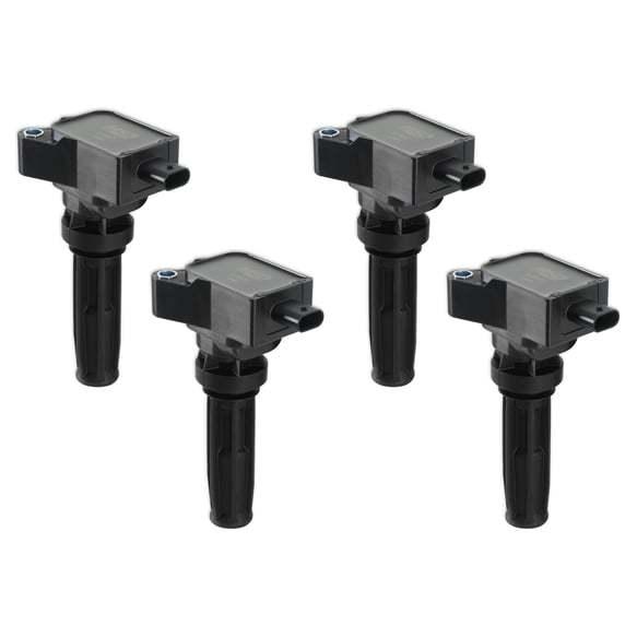 Coil Blk Ford Eco-Boost 2.0L 4-Cylinder 4-Pack - Burlile Performance Products