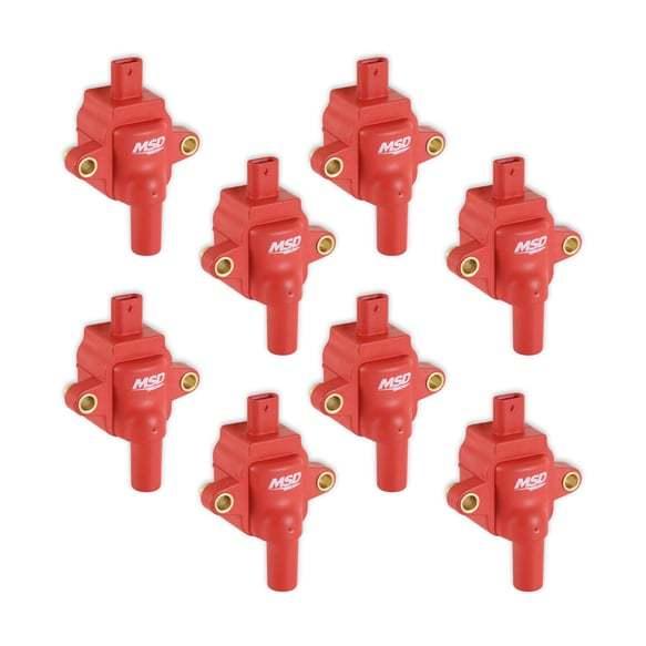 Coil Ford Godzilla 7.3L 8-Pack Red - Burlile Performance Products