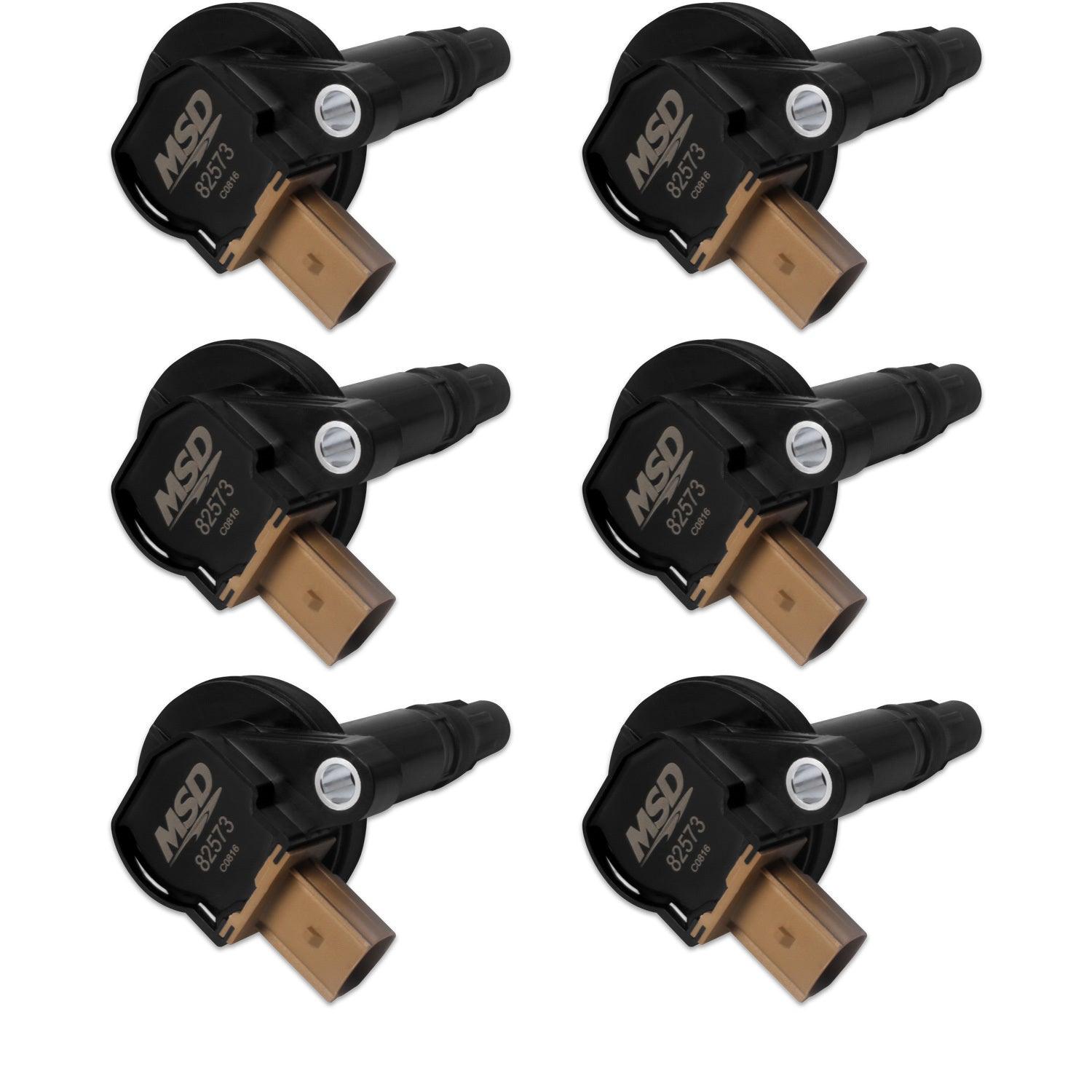 Coils 6pk Ford Eco-Boost 3.5L V6 Black - Burlile Performance Products