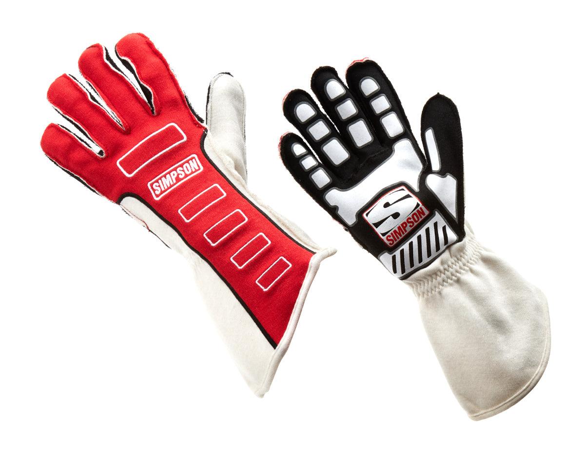 Competitor Glove Large Red Outer Seam - Burlile Performance Products