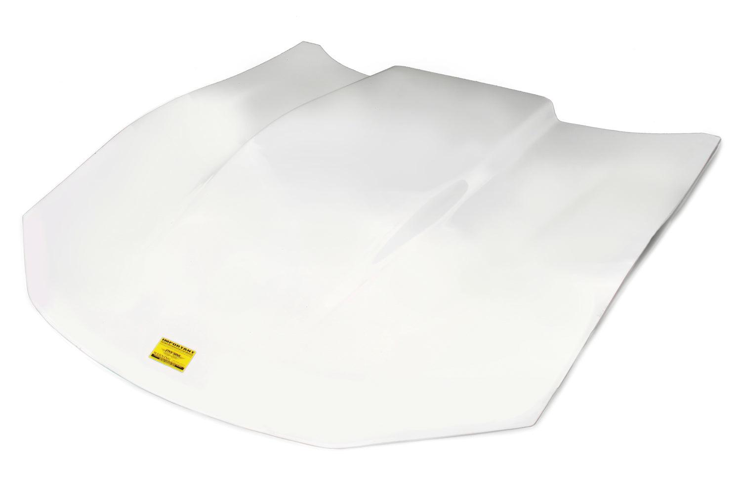 Composite Hood White 2.5in Scoop - Burlile Performance Products