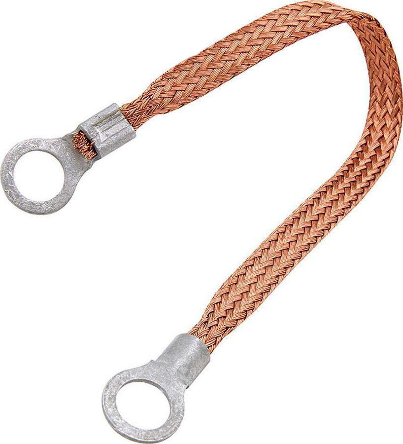 Copper Ground Strap 6in w/ 1/4in Ring Terminals - Burlile Performance Products