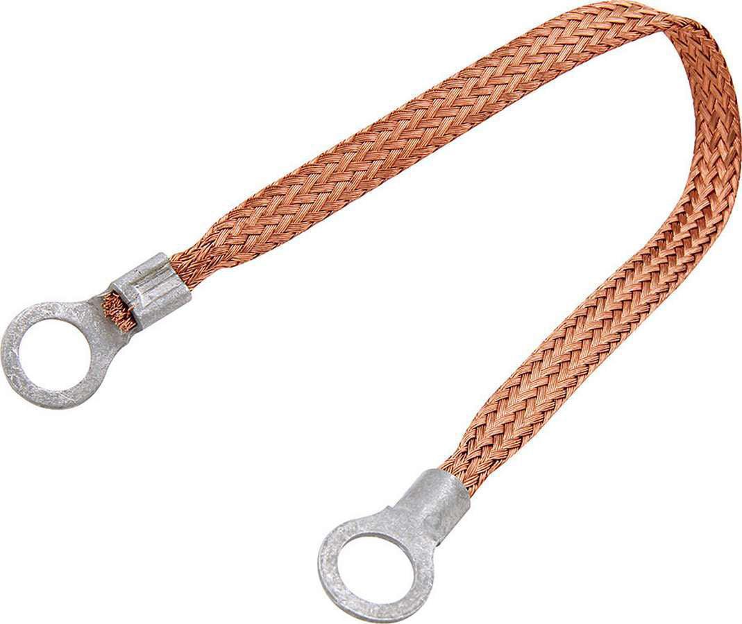 Copper Ground Strap 9in w/ 1/4in Ring Terminals - Burlile Performance Products