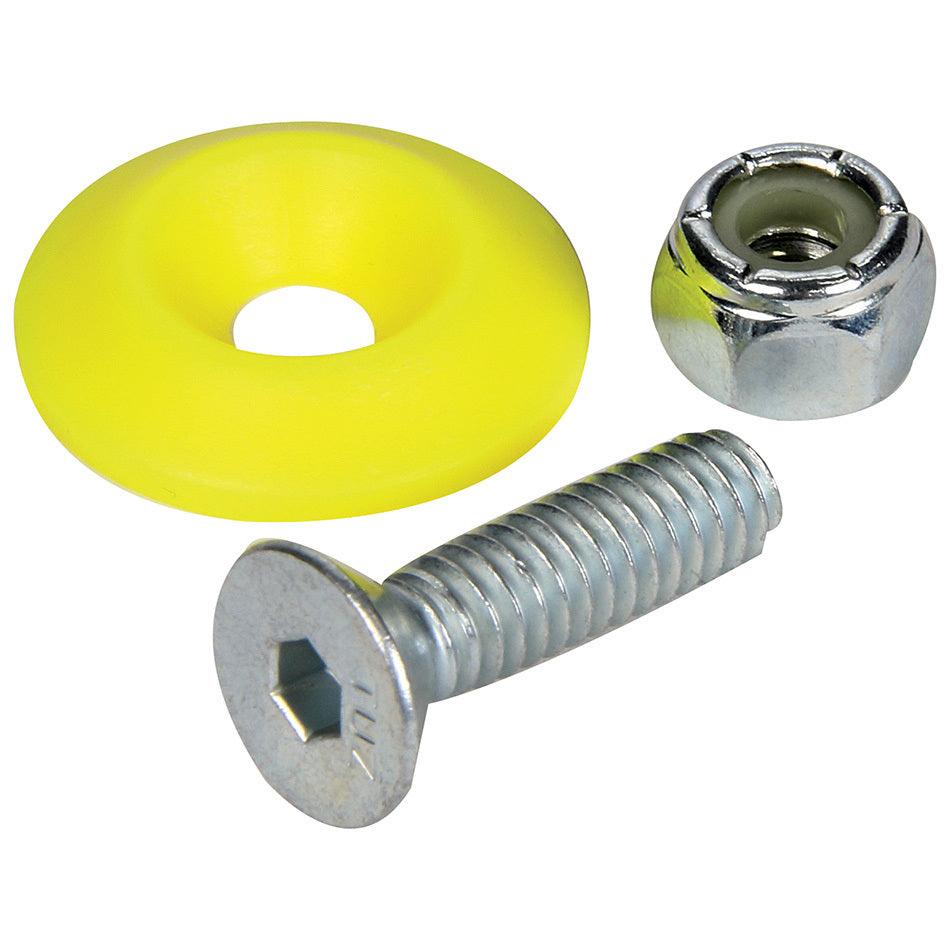 Countersunk Bolt Kit Fluorescent Yellow 50pk - Burlile Performance Products