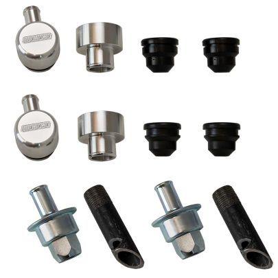 Crankcase Evac System w/ Billet Push-In Breathers - Burlile Performance Products