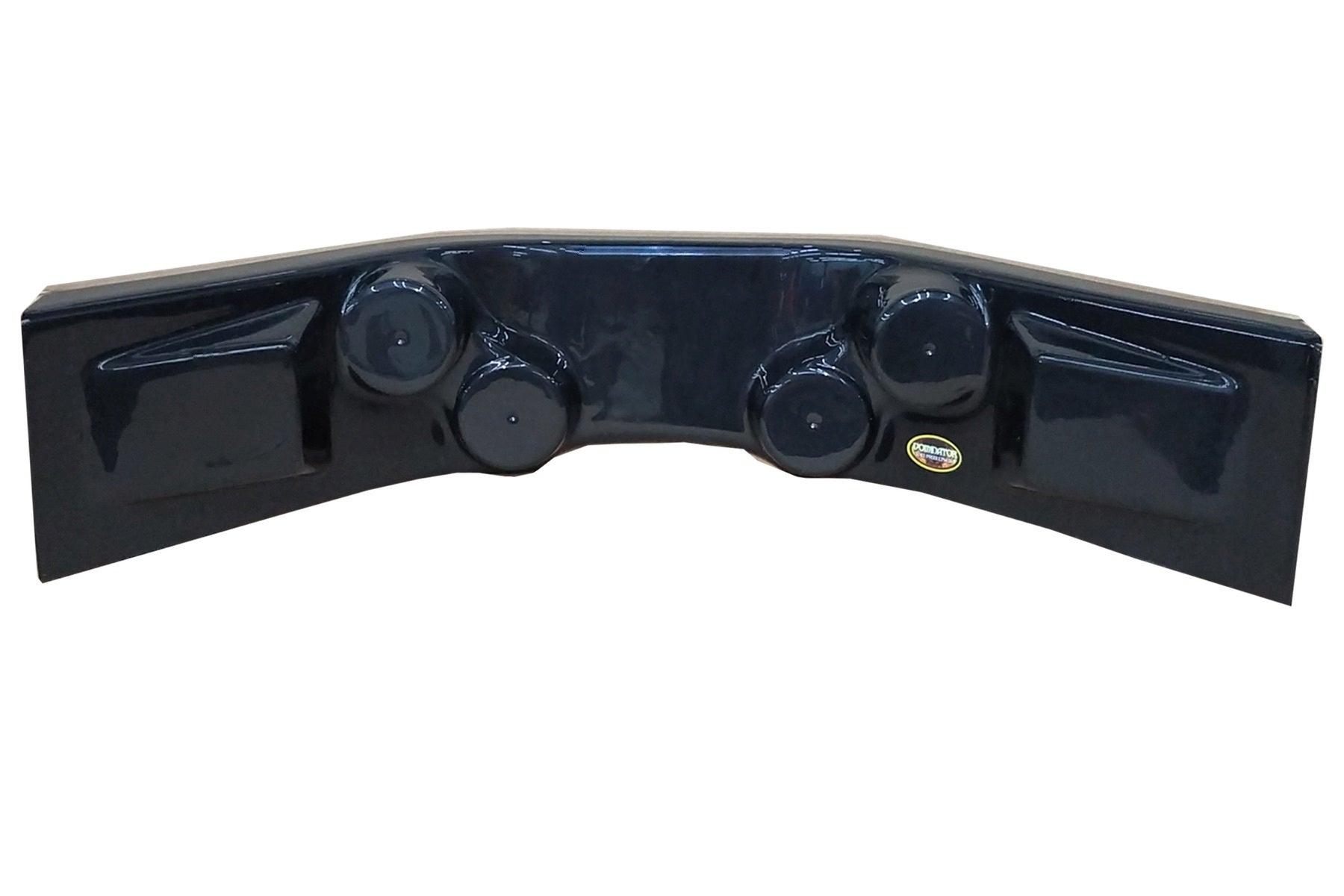 Dash Panel Curved Black 30in w x 12in d x 6.5in - Burlile Performance Products