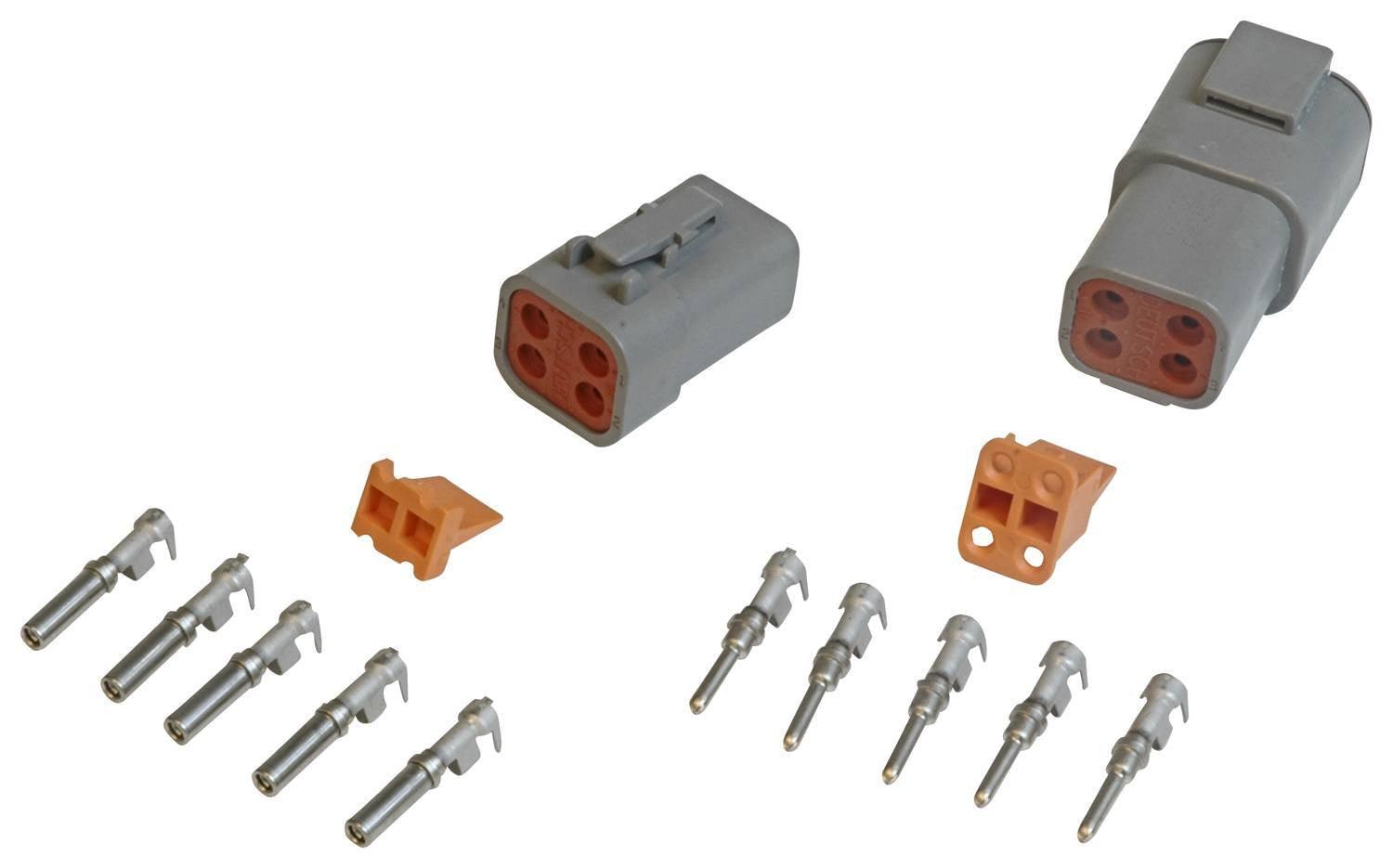 Deutsch 4-Pin Connector - 12-14 Gauge - Burlile Performance Products