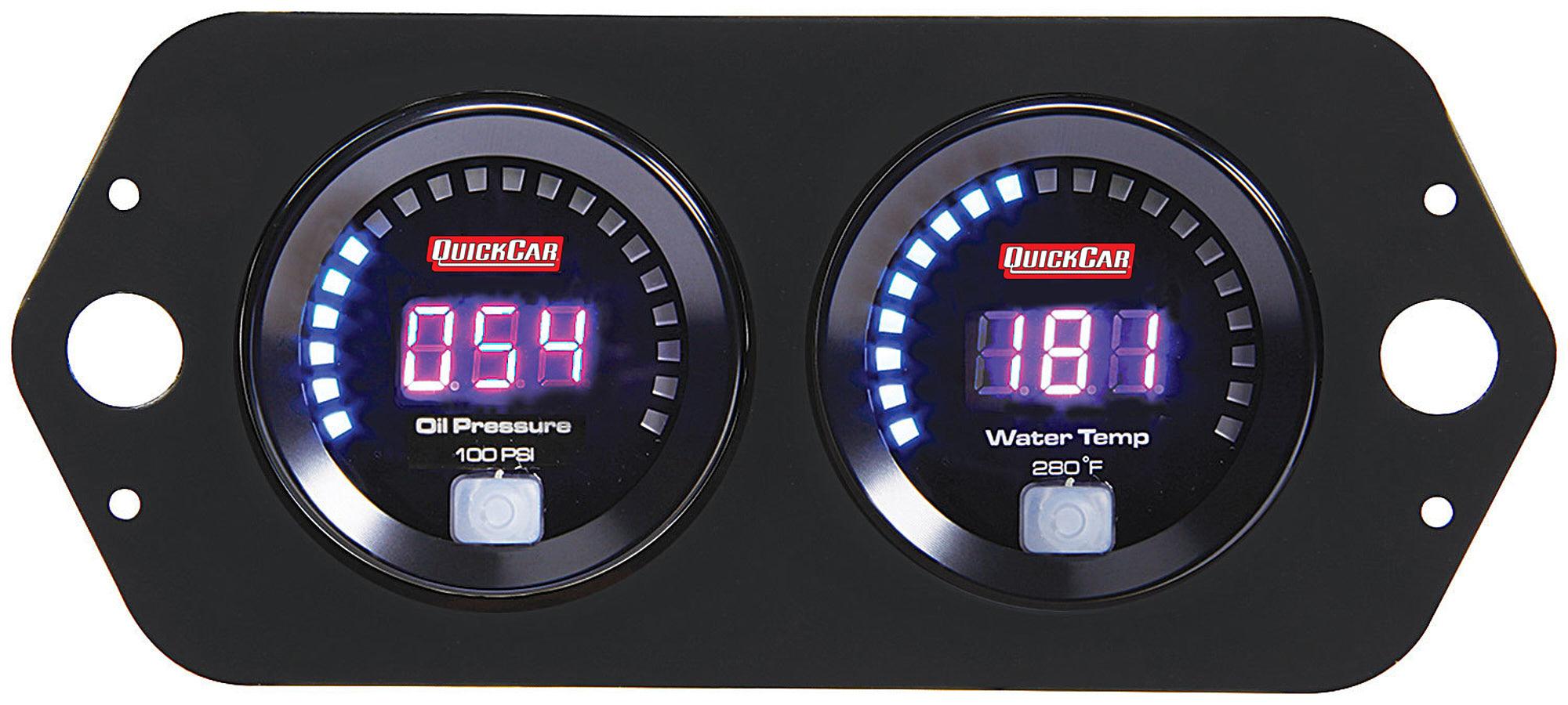 Digital 2-Gauge Panel Open Wheel OP/WT - Burlile Performance Products