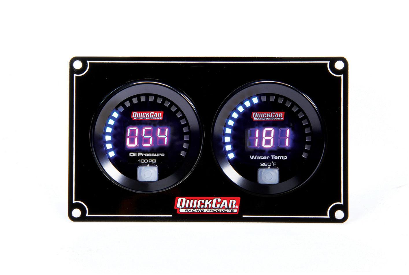 Digital 2-Gauge Panel OP/WT - Burlile Performance Products