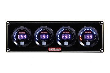 Digital 4-Gauge Panel OP/WT/OT/Volts - Burlile Performance Products
