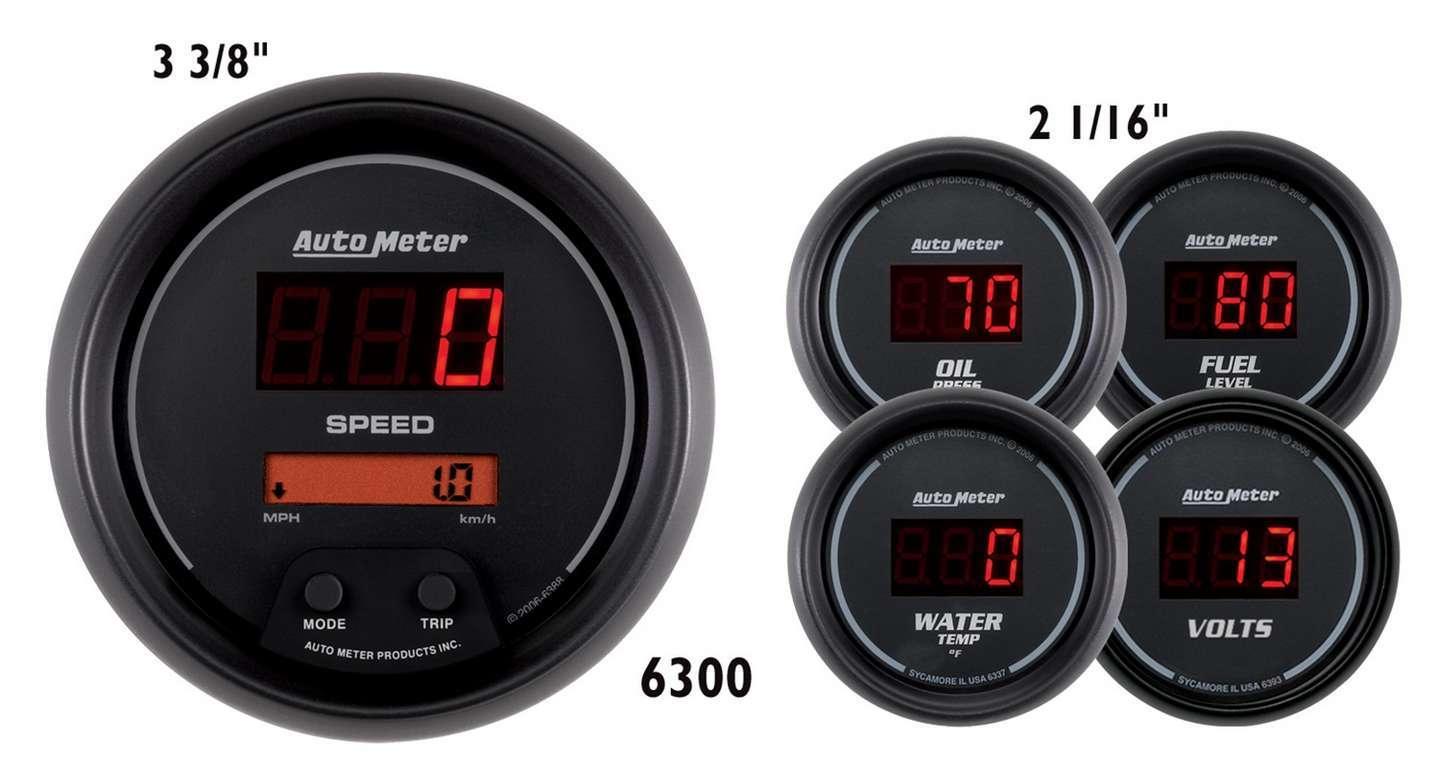 Digital 5-Gauge Kit - Sport Comp - Burlile Performance Products