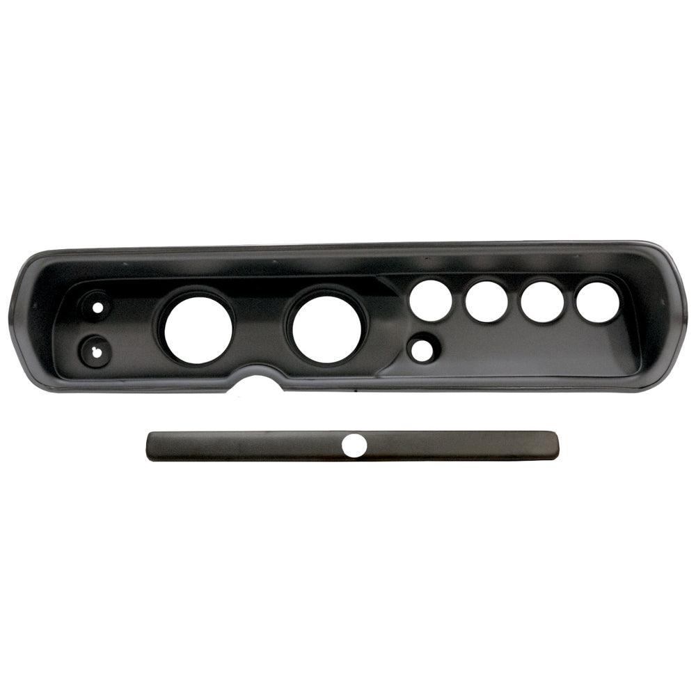 Direct Fit Gauge Panel Chevelle 64-65 Black - Burlile Performance Products