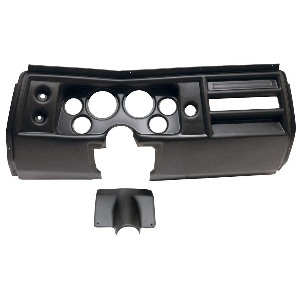 Direct Fit Gauge Panel Chevelle 68 Black - Burlile Performance Products