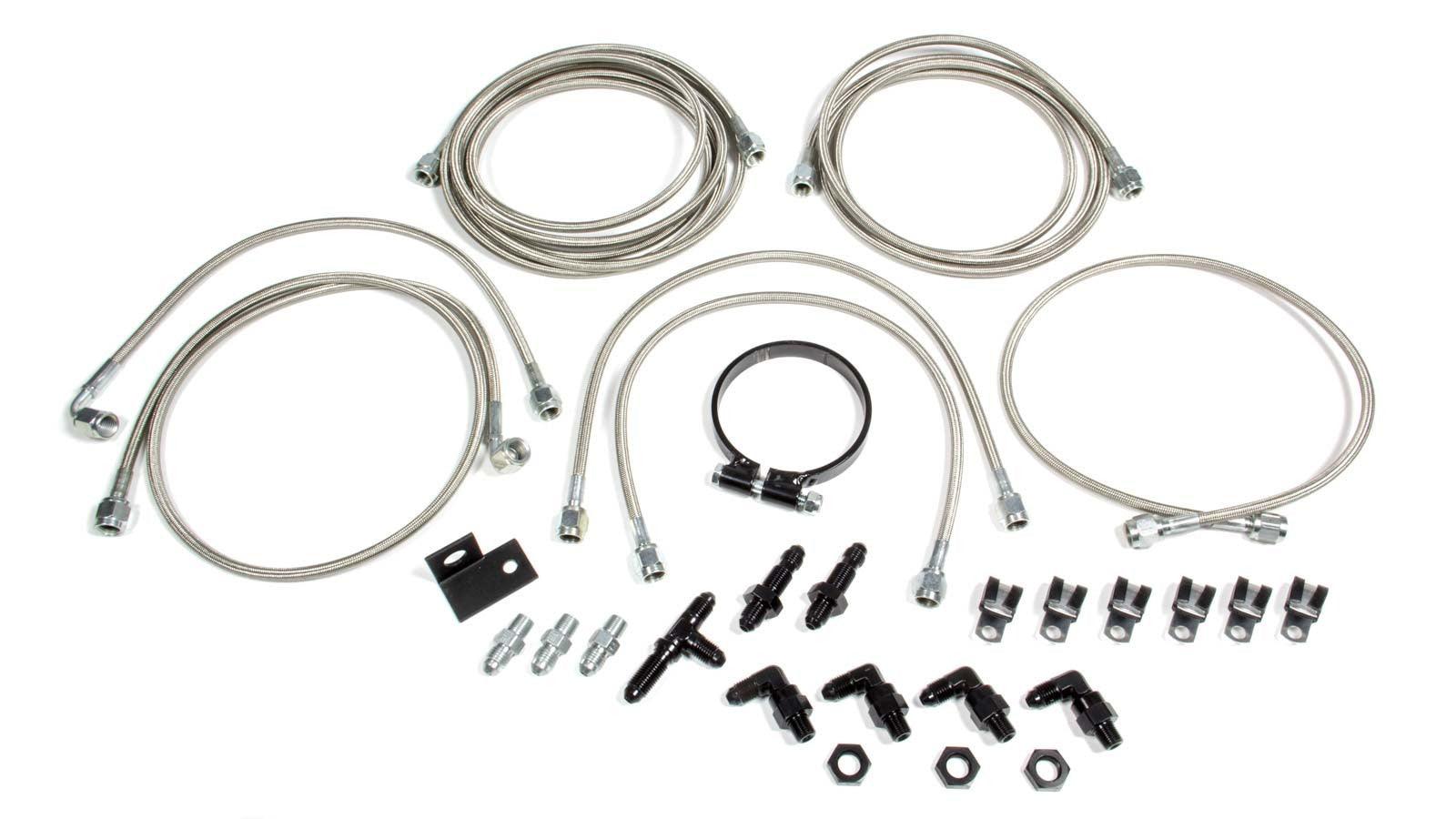 Dirt Car Brake Line Kit LM Aftermarket Calipers - Burlile Performance Products