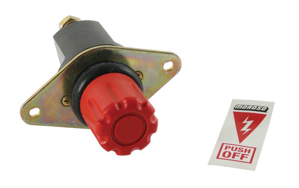 Disconnect Switch - Red - Push to Disconnect - Burlile Performance Products