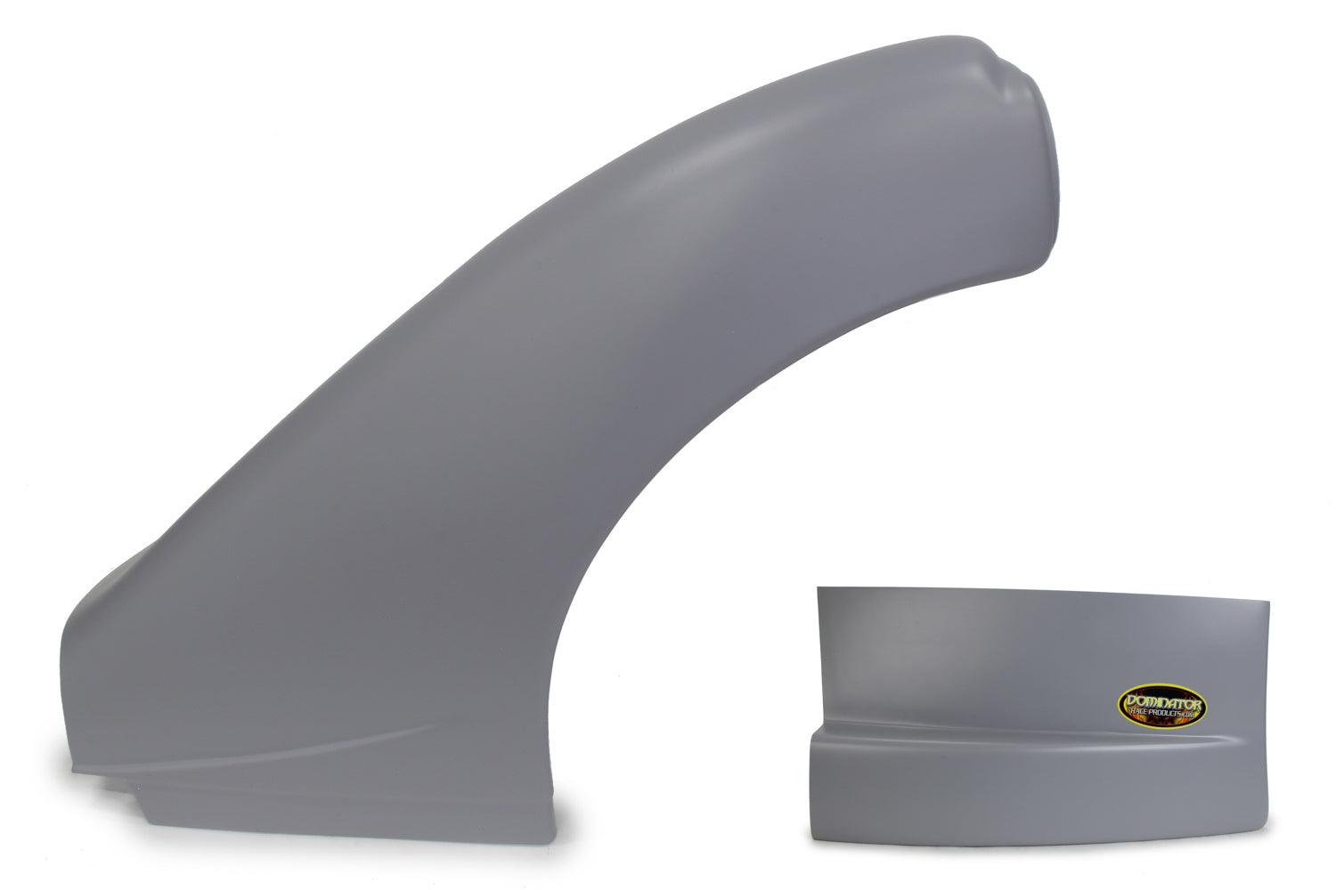 Dominator Late Model Flare Left Gray - Burlile Performance Products