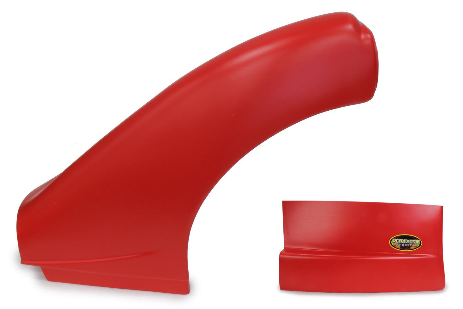 Dominator Late Model Flare Left Red - Burlile Performance Products