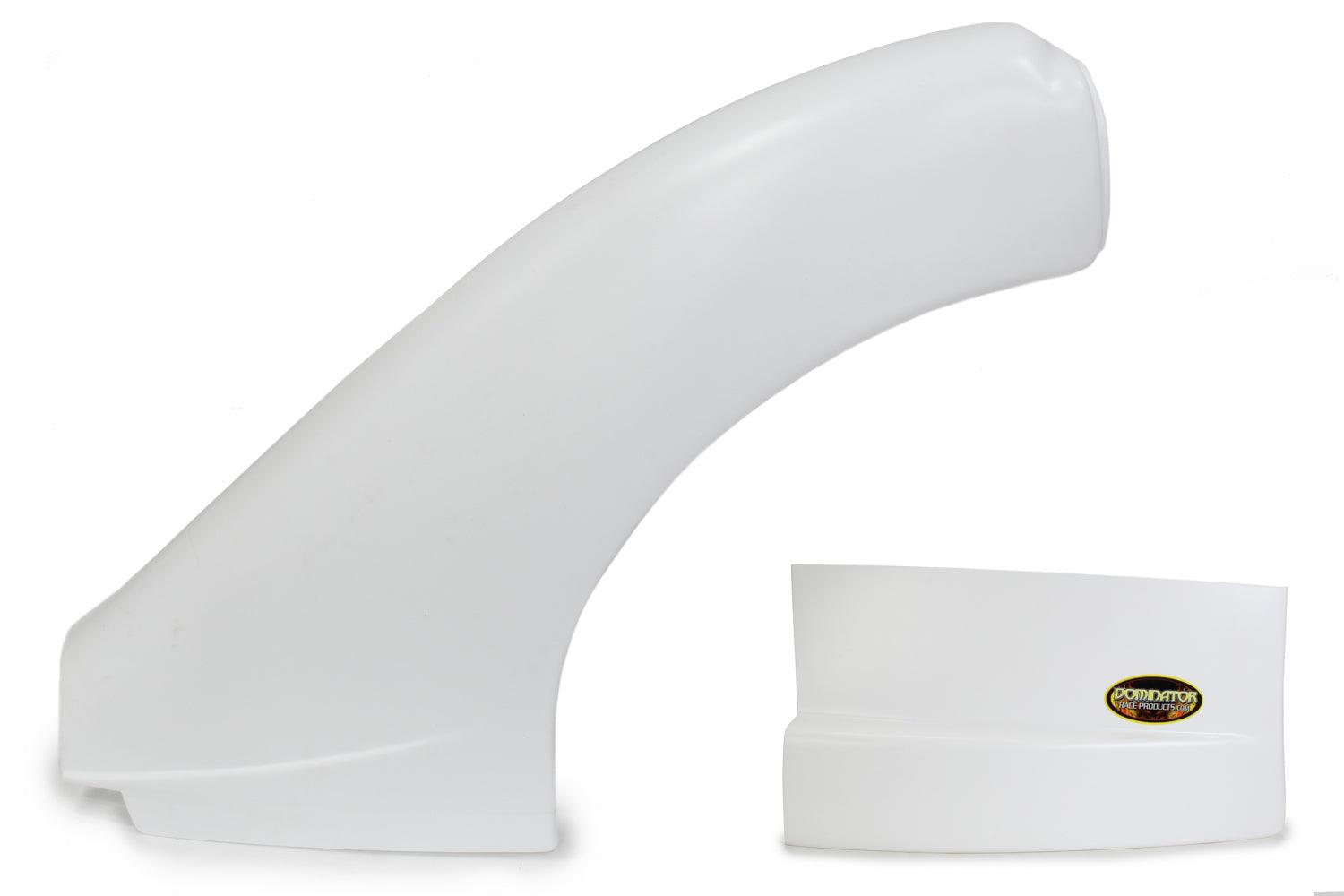 Dominator Late Model Flare Left White - Burlile Performance Products