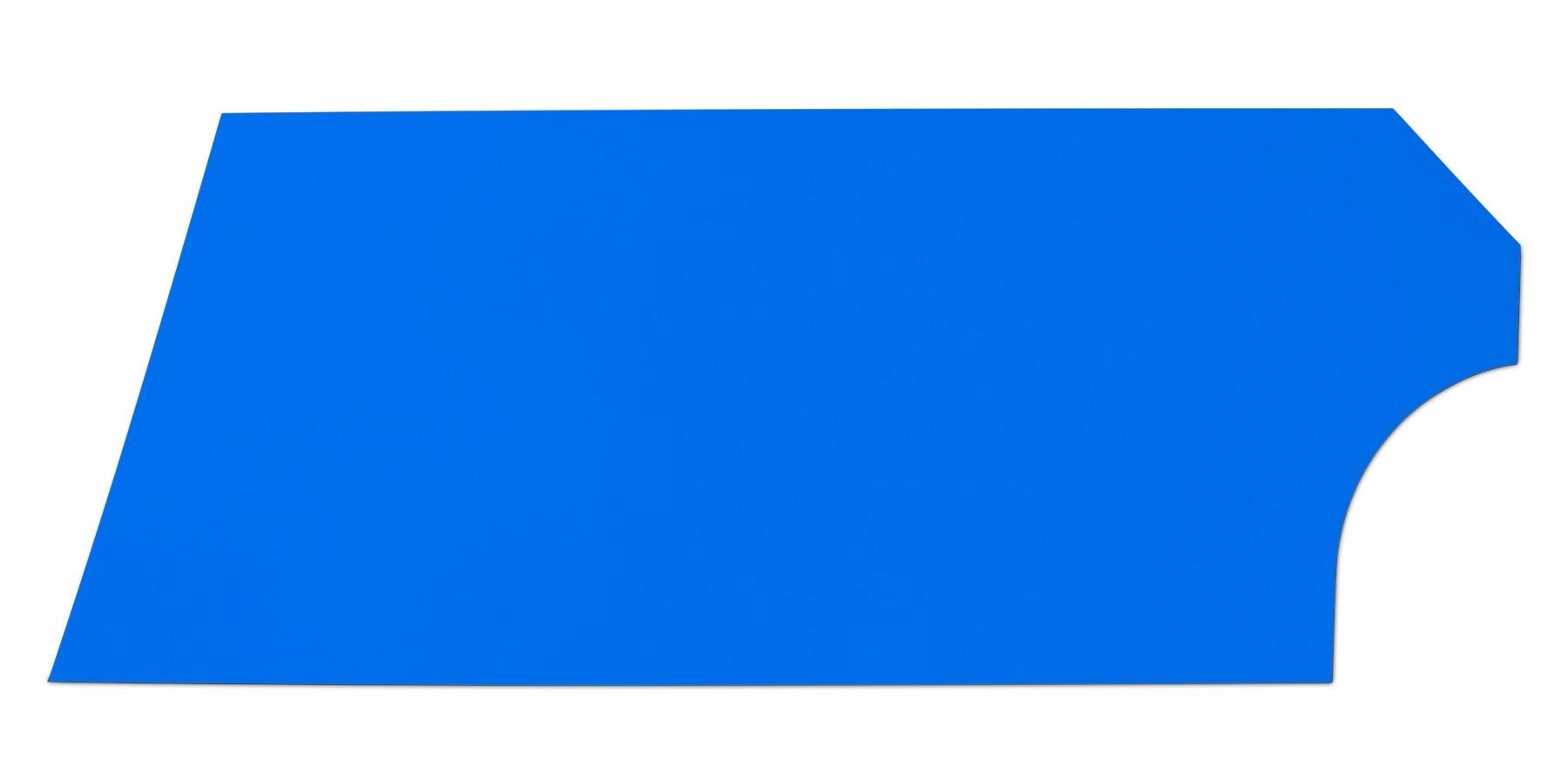 Door High Impact Plastic Blue Left - Burlile Performance Products