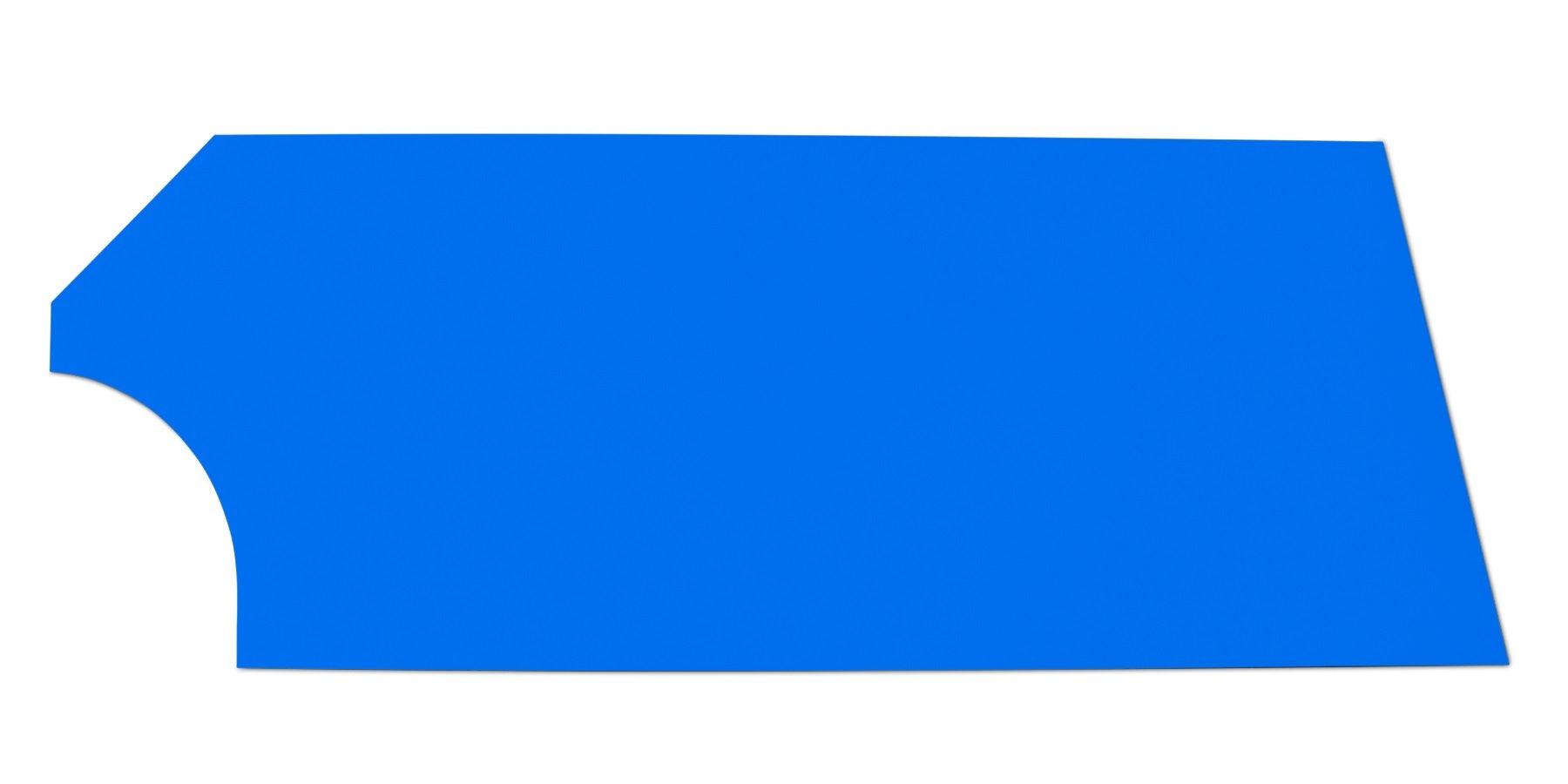 Door High Impact Plastic Blue Right - Burlile Performance Products
