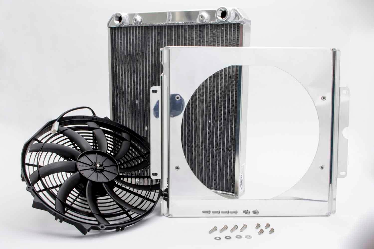 Dragster Radiator w/ Fan and Shroud - Burlile Performance Products