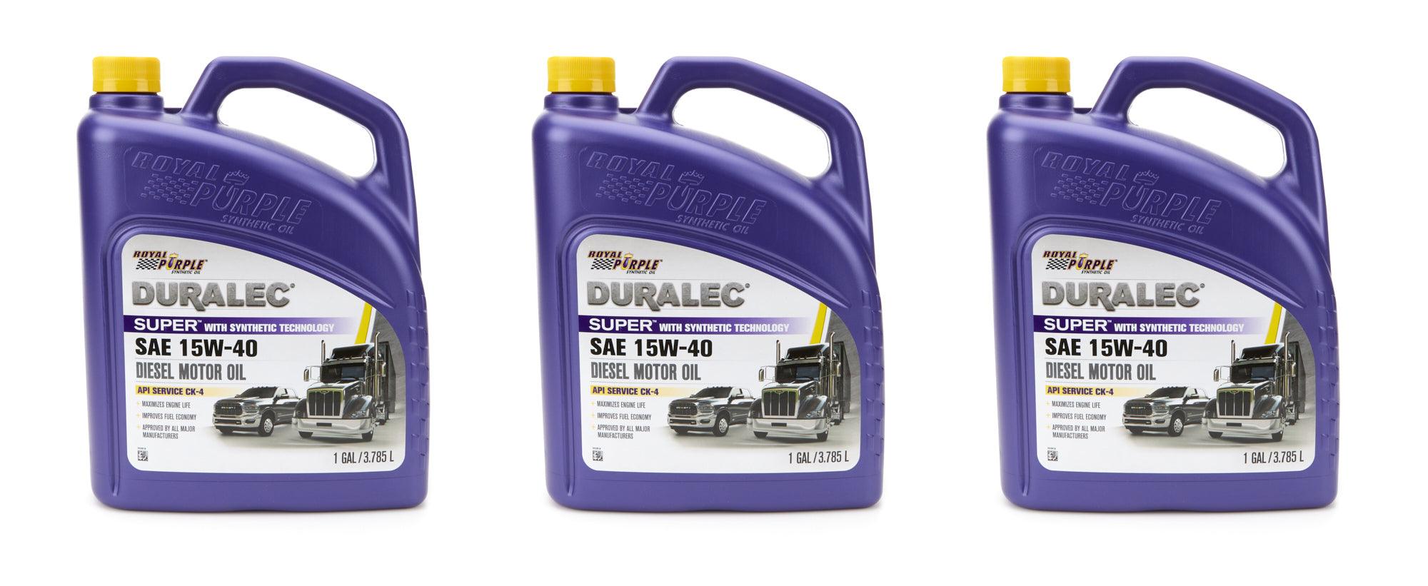 Duralec Super 15w40 Oil Case 3x1 Gallon - Burlile Performance Products
