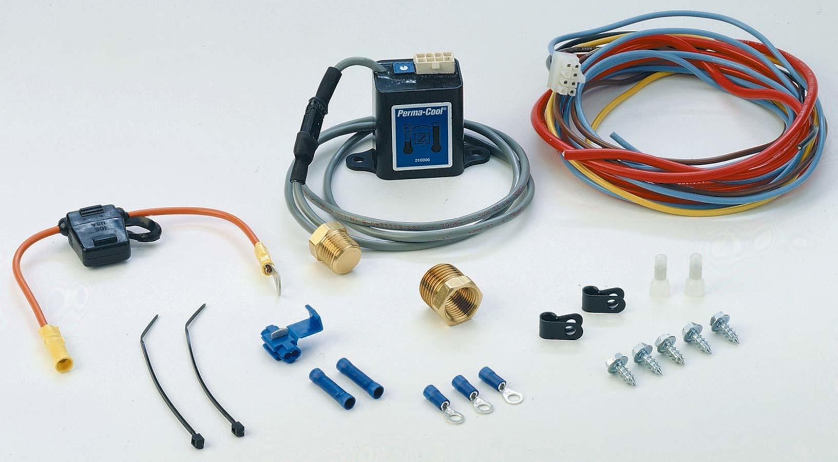 Elec. Fan Wiring Kit Adjustable Screw In - Burlile Performance Products