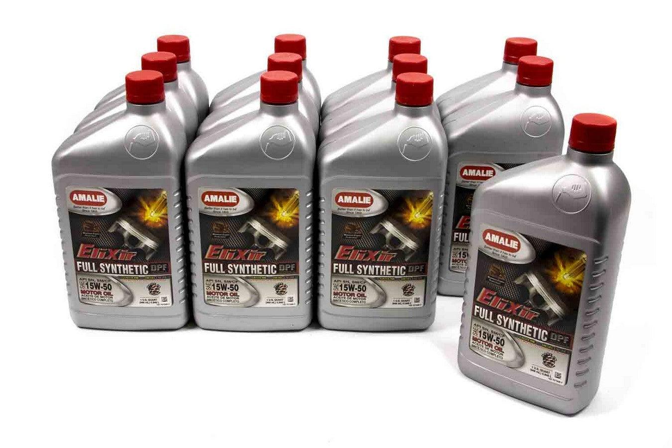 Elixir Full Synthetic 15w50 Oil Case 12x1Qt - Burlile Performance Products