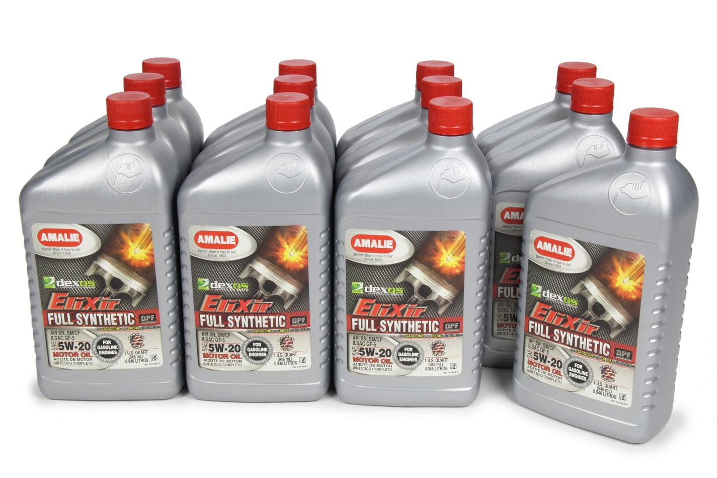 Elixir Full Synthetic 5w20 Dexos1 Case 12x1 Qt - Burlile Performance Products