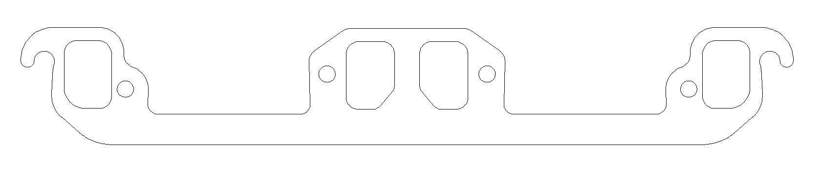 Exhaust Manifold Gasket Set Dodge 5.2l/5.9L Mag. - Burlile Performance Products