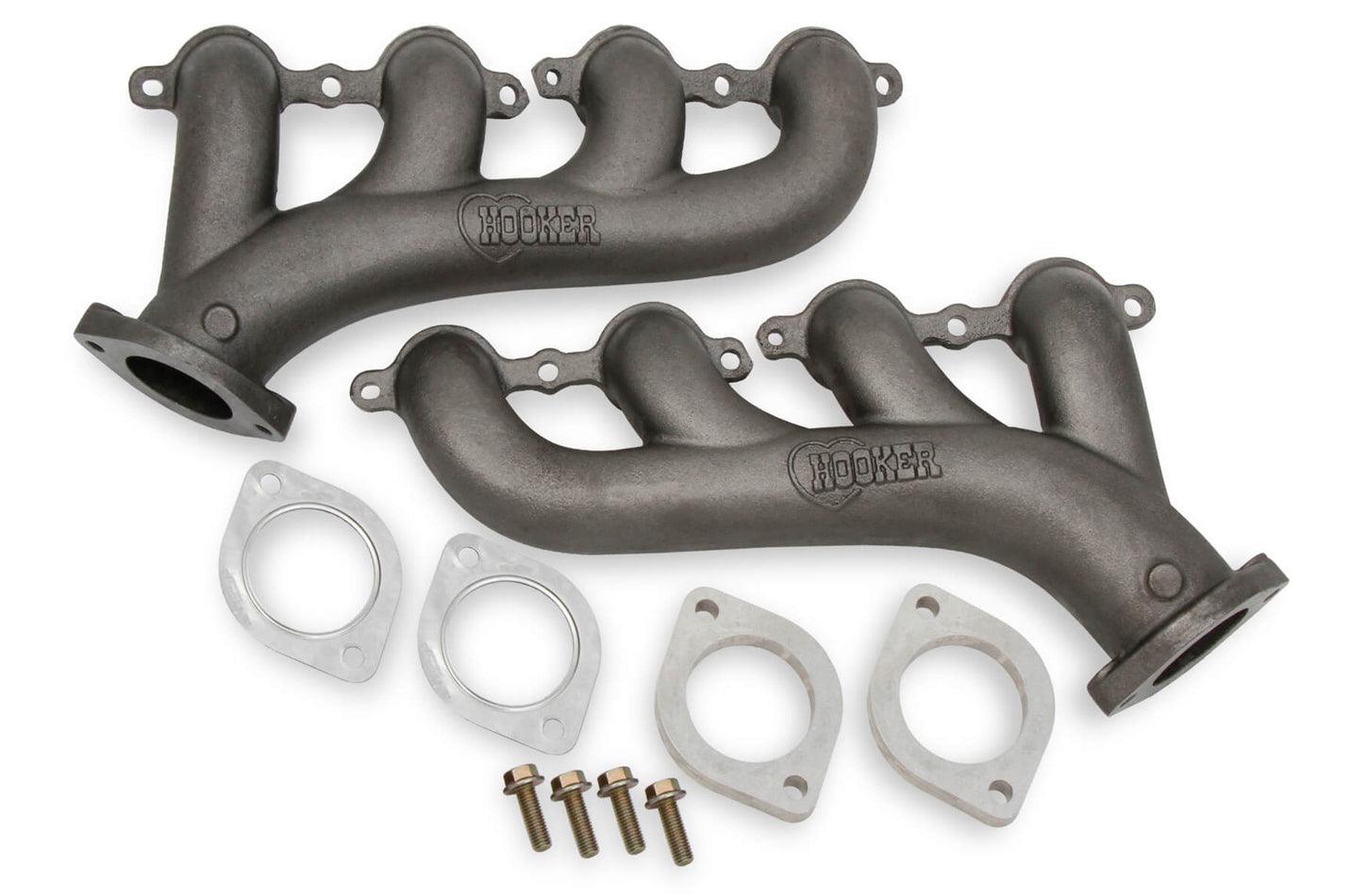 Exhaust Manifold Set GM LS w/2.5in Outlet - Burlile Performance Products