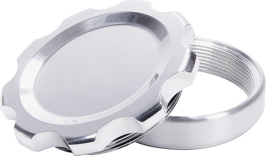Filler Cap Polished with Weld-In Alum Bung Large - Burlile Performance Products