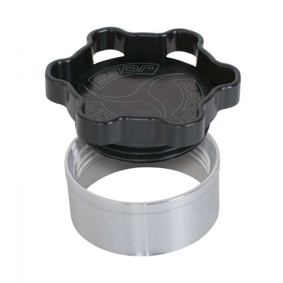 Filler Cap with Weld-In Bung Alum 2in ID Black - Burlile Performance Products